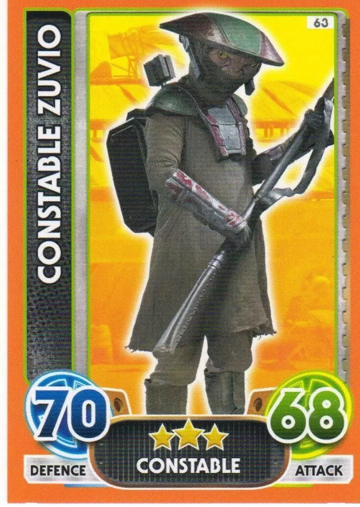 Star Wars Force Attax Extra - Constable Zuvio