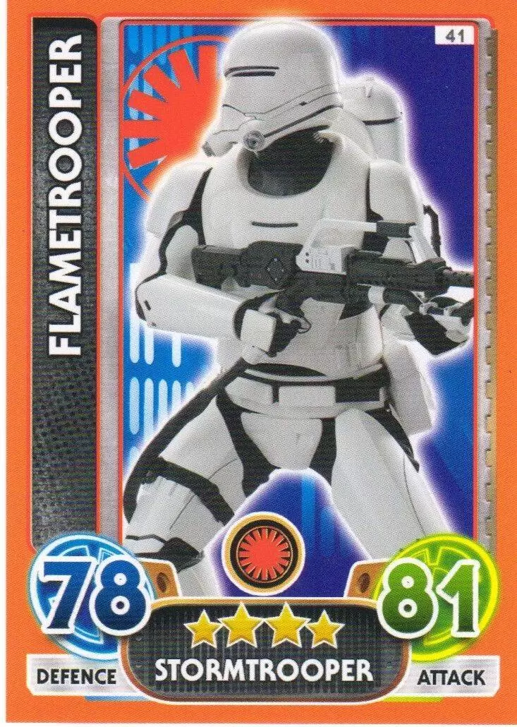 Star Wars Force Attax Extra - Flametrooper