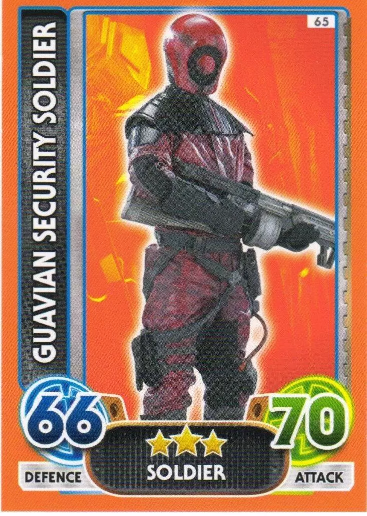 Star Wars Force Attax Extra - Guavian Security Soldier