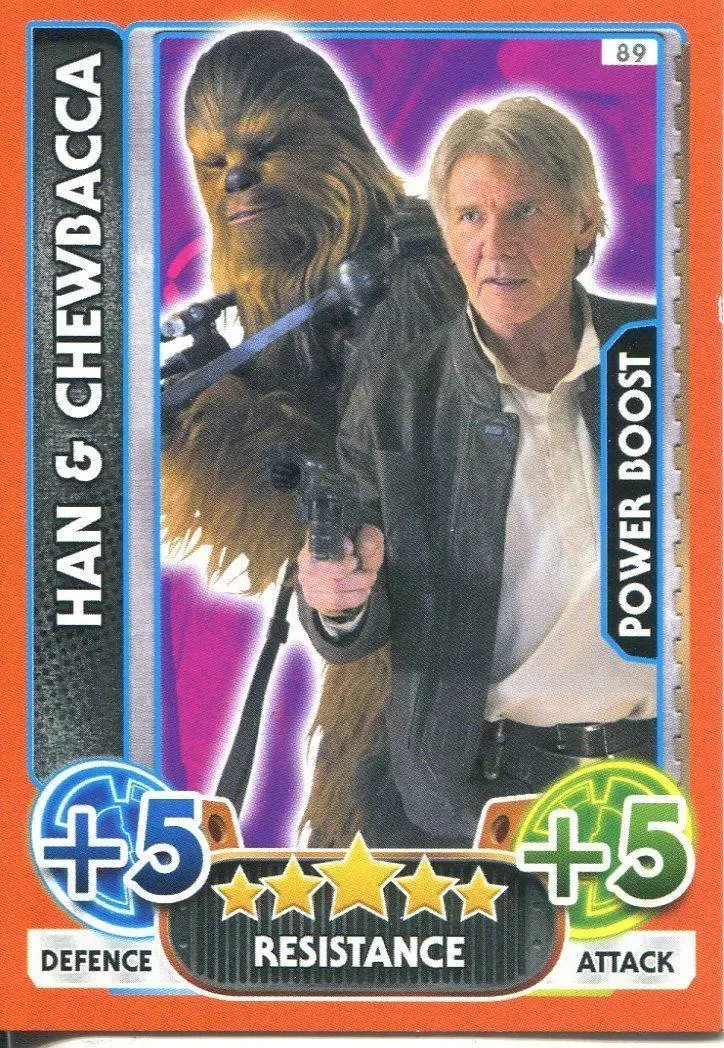 Star Wars Force Attax Extra - Han & Chewbacca