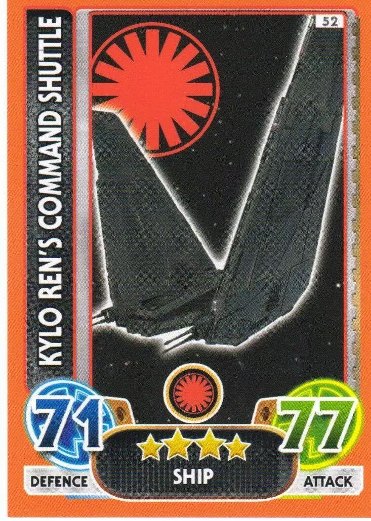 Star Wars Force Attax Extra - Kylo Ren\'s Command Shuttle