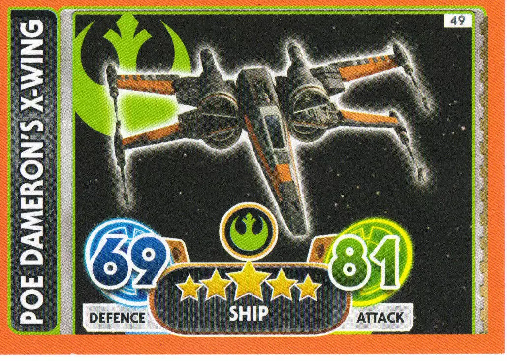Star Wars Force Attax Extra - Poe Dameron\'s X-wing