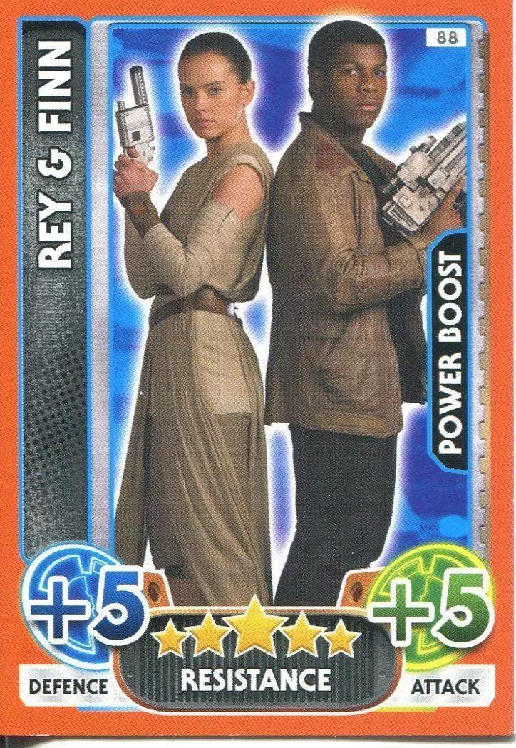 Star Wars Force Attax Extra - Rey & Finn