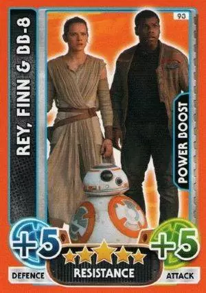 Star Wars Force Attax Extra - Rey, Finn & BB-8