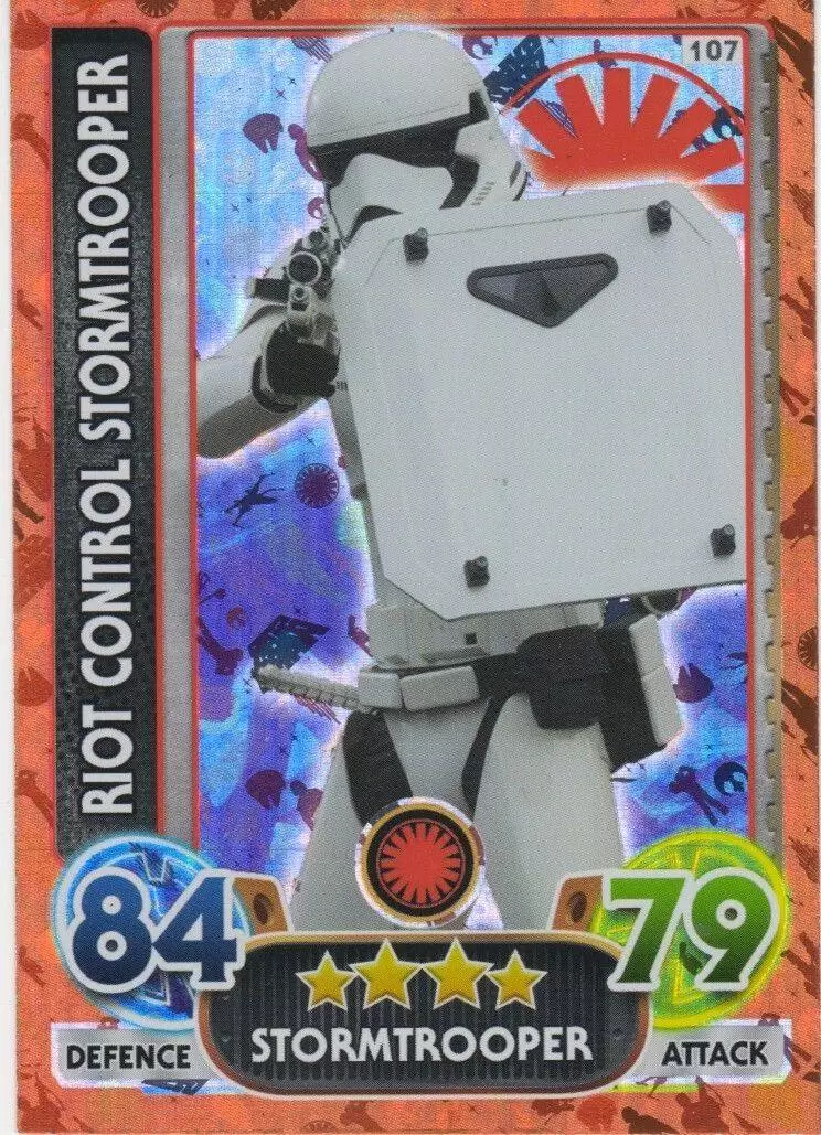 Star Wars Force Attax Extra - Riot Control Stormtrooper