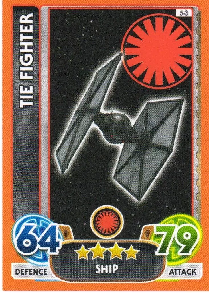 Star Wars Force Attax Extra - TIE Fighter