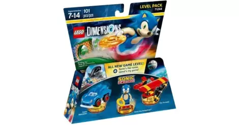 LEGO Dimensions Sonic the Hedgehog Level Pack set review! 71244! 