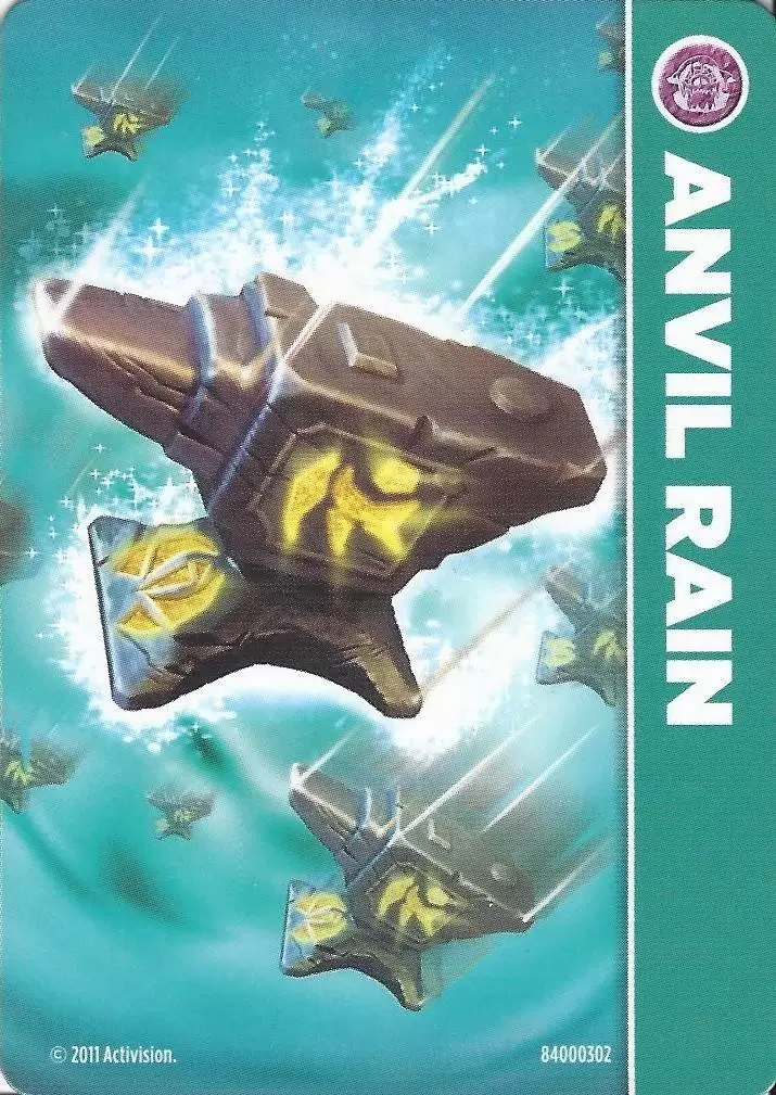 Skylanders Spyro\'s Adventures Cards - Anvil Rain