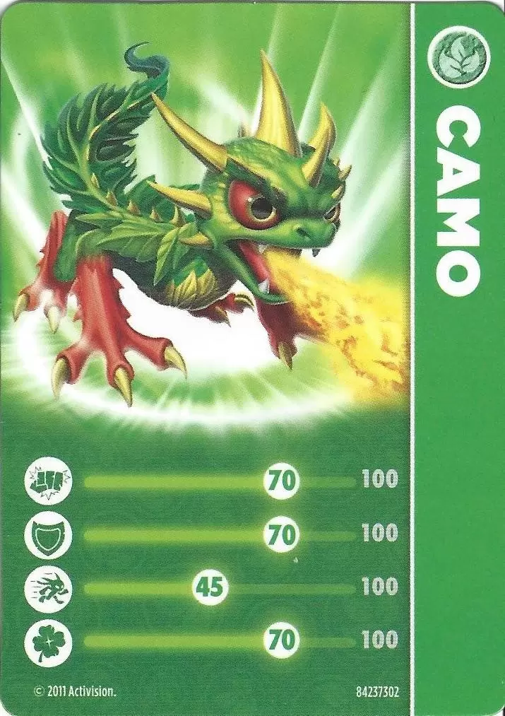 Skylanders Spyro\'s Adventures Cards - Camo