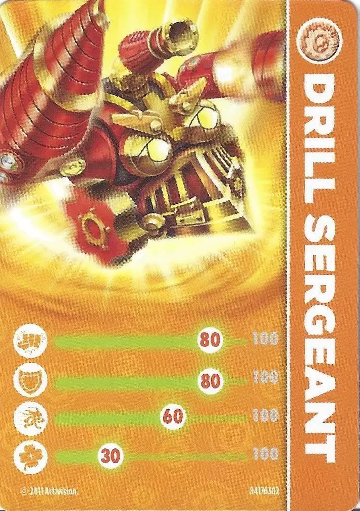 Skylanders Spyro\'s Adventures Cards - Drill Sergeant