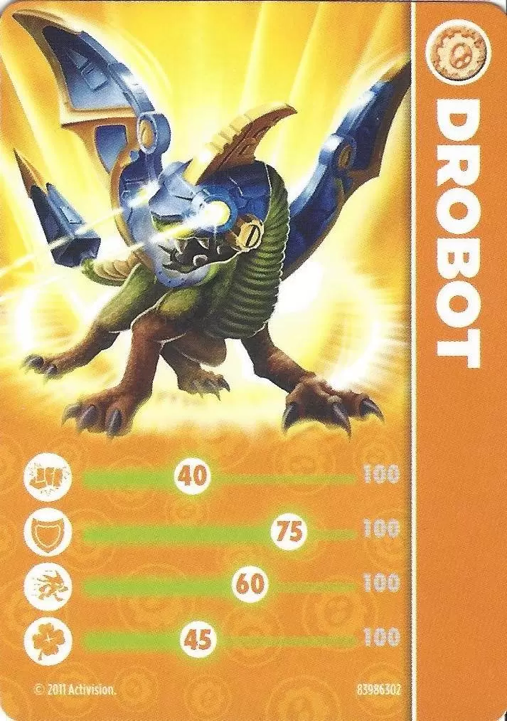 Skylanders Spyro\'s Adventures Cards - Drobot