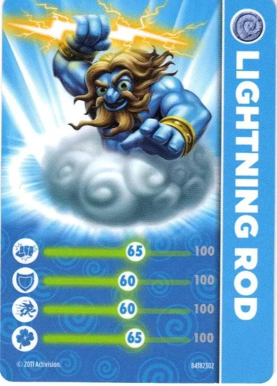 Skylanders Spyro\'s Adventures Cards - Lightning Rod