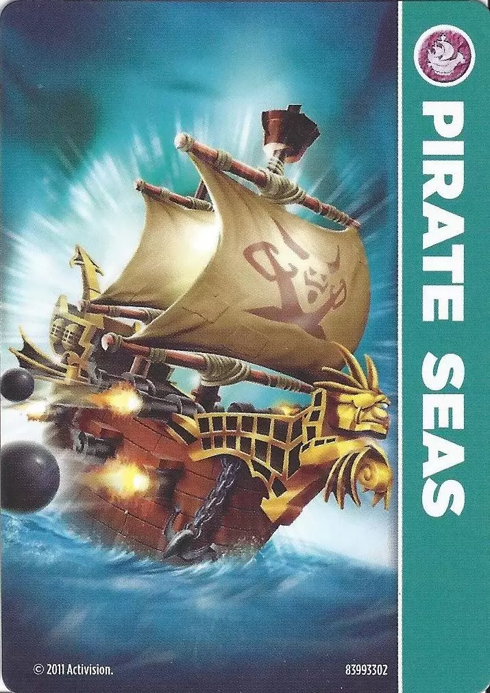 Skylanders Spyro\'s Adventures Cards - Pirate Seas