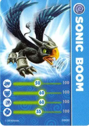 Skylanders Spyro\'s Adventures Cards - Sonic Boom