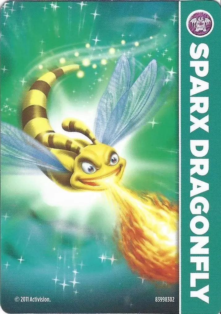 Skylanders Spyro\'s Adventures Cards - Sparx Dragonfly