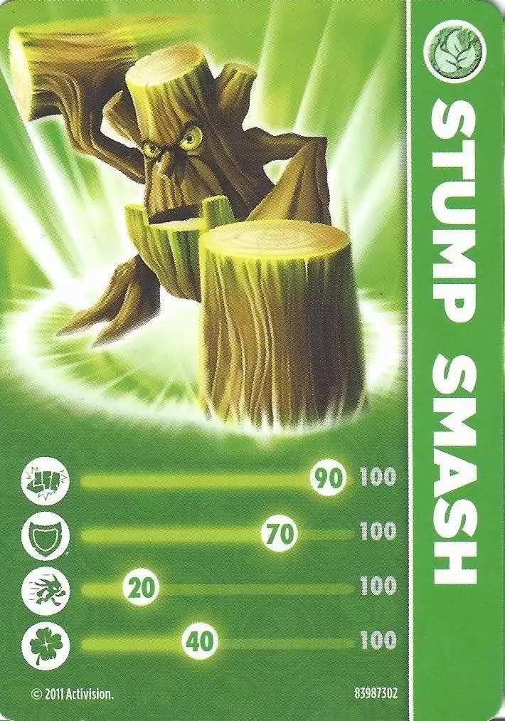 Cartes Skylanders Spyro\'s Adventure - Stump Smash