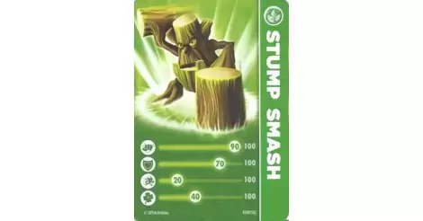 SKYLANDER GIANTS Collectionneurs Carte STUMP SMASH - Série 2 Stats Carte - - 