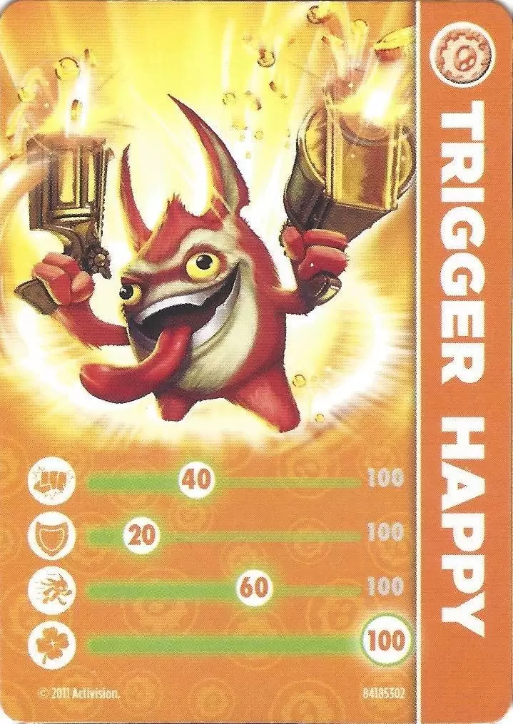 Skylanders Spyro\'s Adventures Cards - Trigger Happy