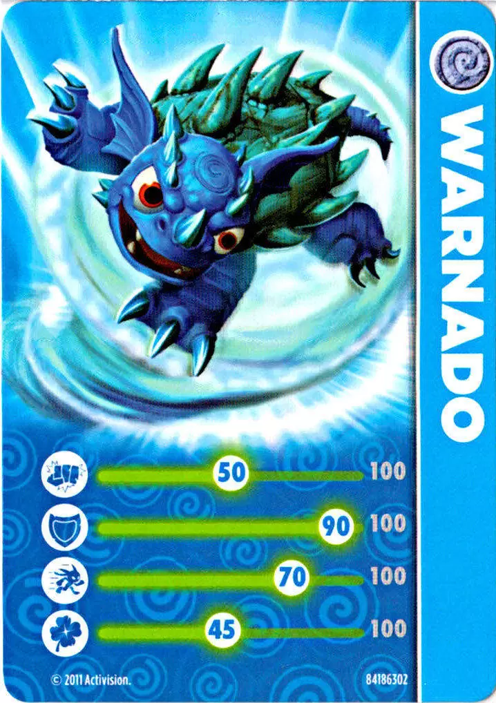 Skylanders Spyro\'s Adventures Cards - Warnado