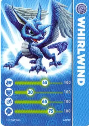 Skylanders Spyro\'s Adventures Cards - Whirlwind