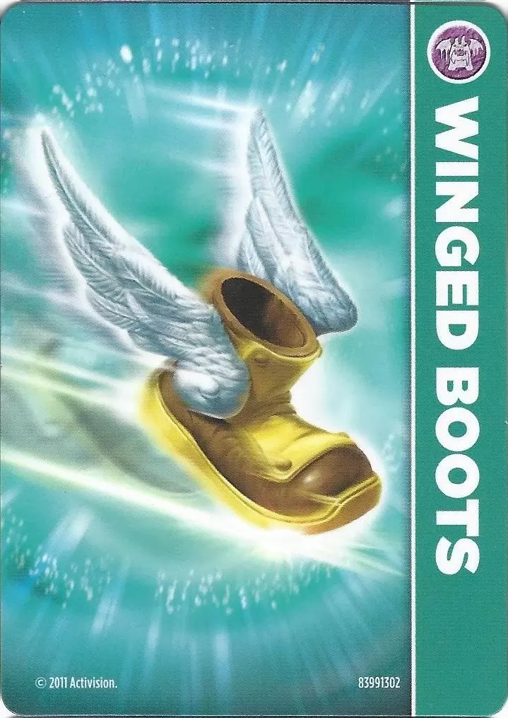 Skylanders Spyro\'s Adventures Cards - Winged Boots
