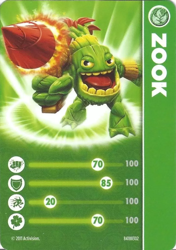 Skylanders Spyro\'s Adventures Cards - Zook
