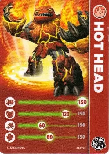 Skylanders Giants Cards - Hot Head