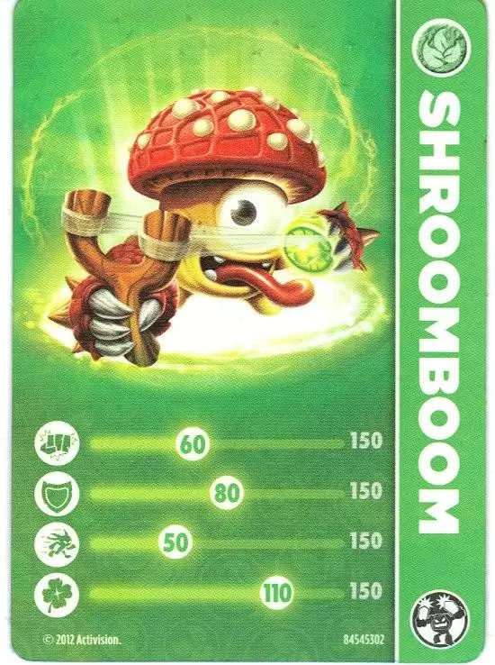 Skylanders Giants Cards - Lightcore Shroomboom