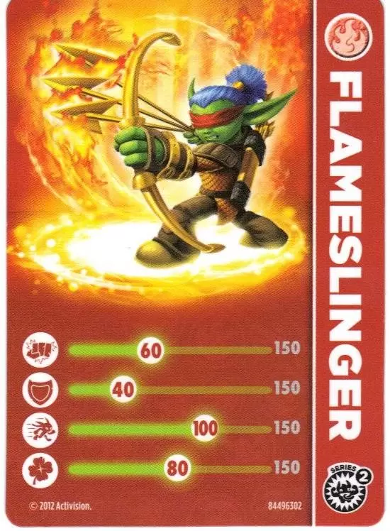 Skylanders Giants Cards - Série 2 Flameslinger