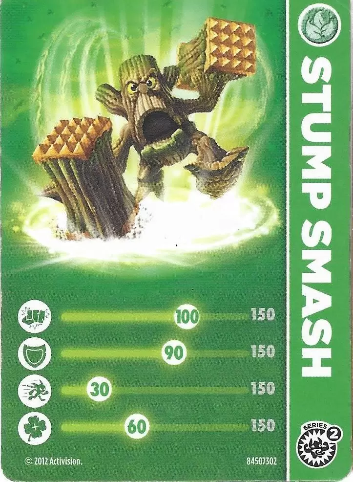 Cartes Skylanders Giants - Stump Smash