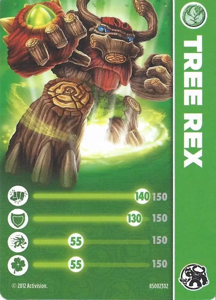 Skylanders Giants Cards - Tree Rex