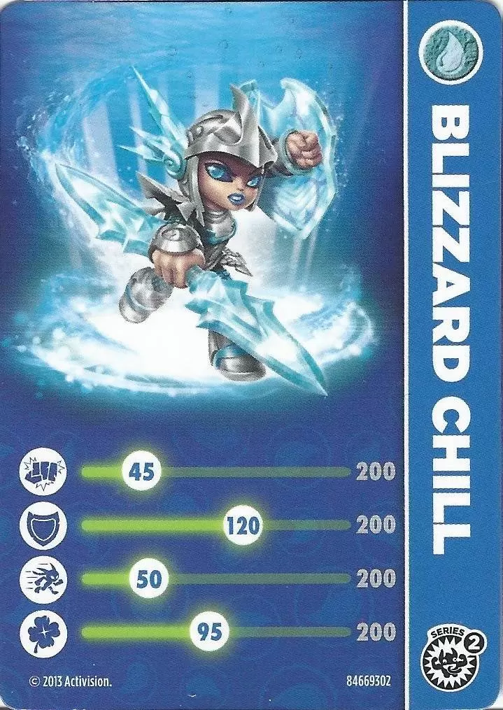 Cartes Skylanders Swap-Force - Blizzard Chill