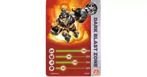 Blast Zone-Figurine avec personnage de carte Swap Force Skylanders 
