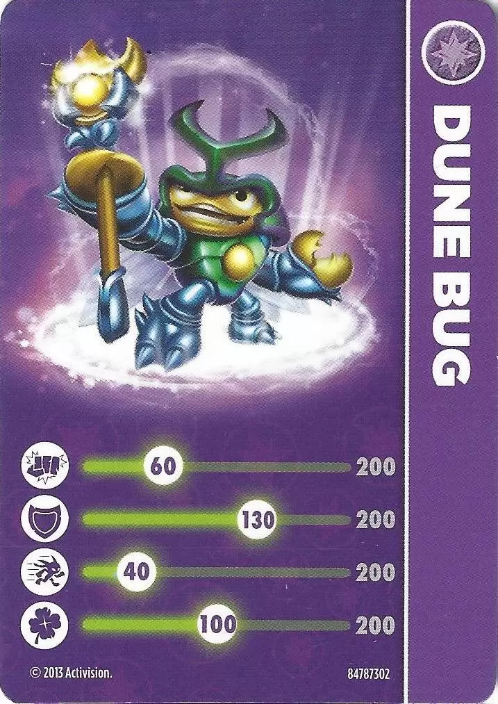 Skylanders Swap-Force Cards - Dune Bug