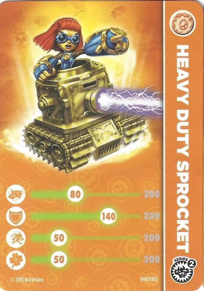 Skylanders Swap-Force Cards - Heavy Duty Sprocket