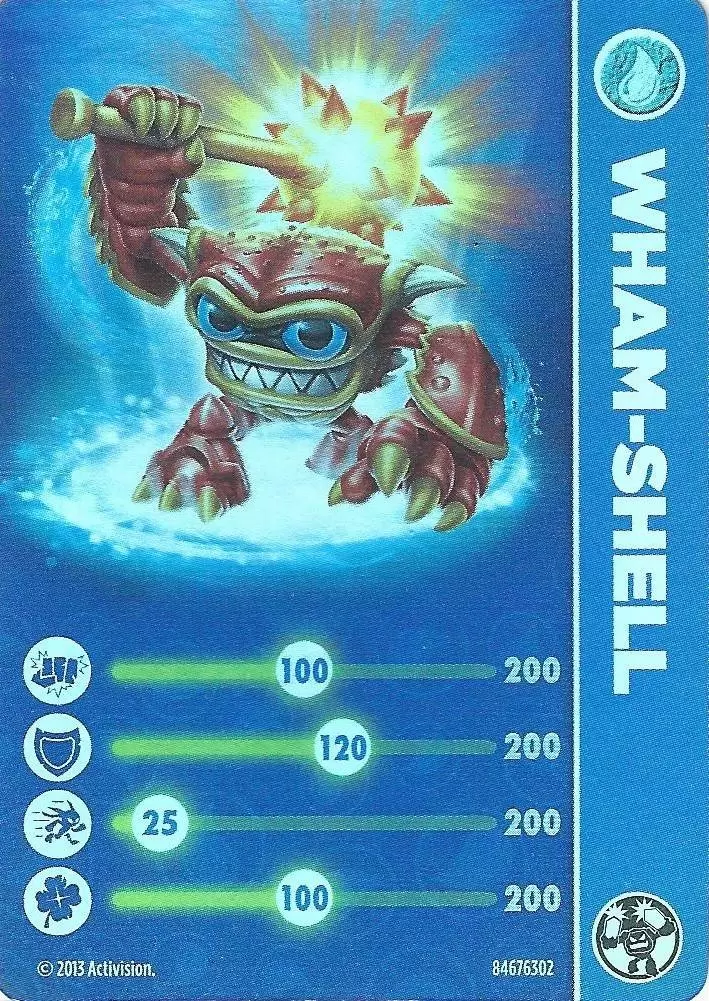 Skylanders Swap-Force Cards - Lightcore Wham Shell