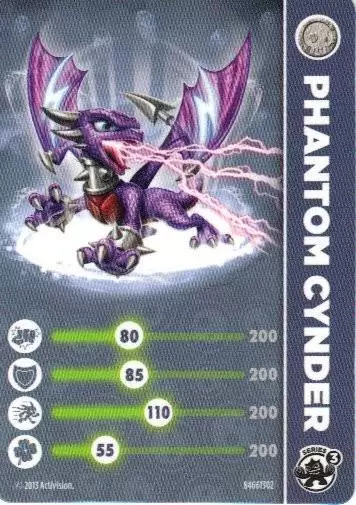 Skylanders Swap-Force Cards - Phantom Cynder