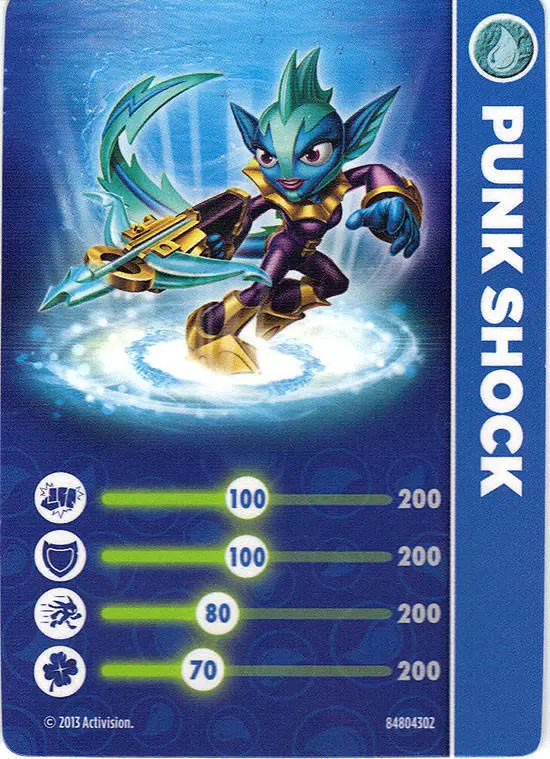 Skylanders Swap-Force Cards - Punk Shock