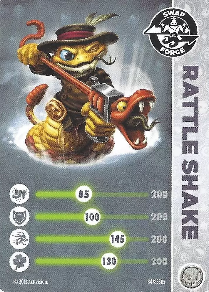 Skylanders Swap-Force Cards - Rattle Shake