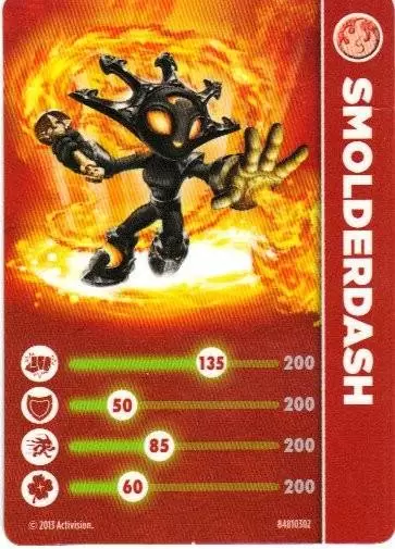 Skylanders Swap-Force Cards - Smolderdash