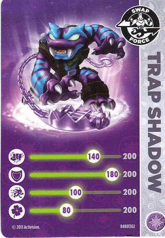 Cartes Skylanders Swap-Force - Trap Shadow