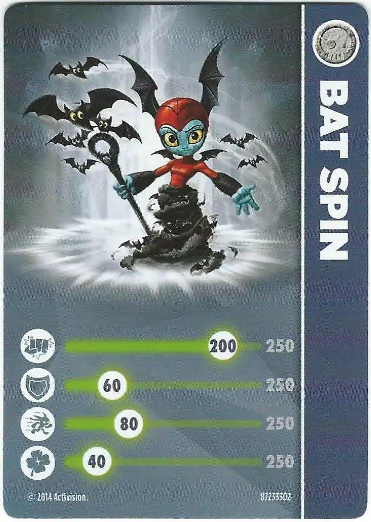 Skylanders Trap Team Cards - Bat Spin