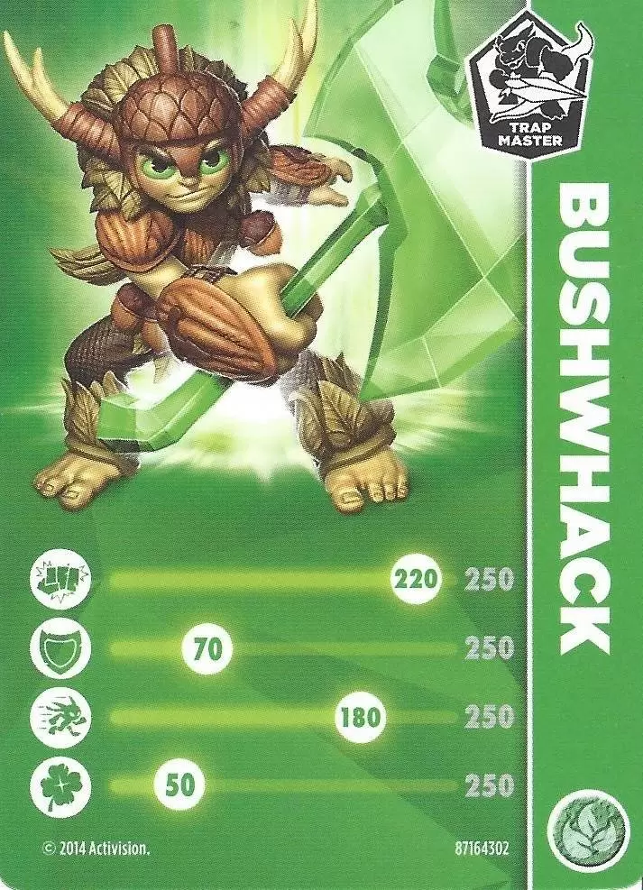 Skylanders Trap Team Cards - Bushwhack