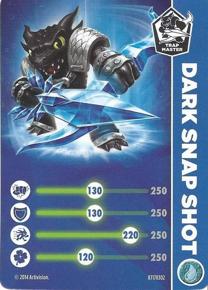 Skylanders Trap Team Cards - Dark Snap Shot