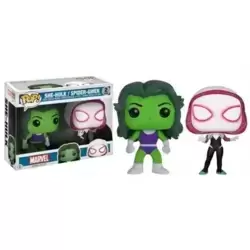 She-Hulk And Spider Gwen - 2 pack