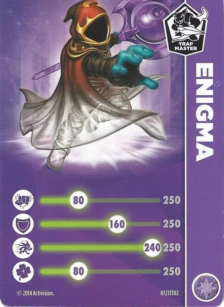 Skylanders Trap Team Cards - Enigma