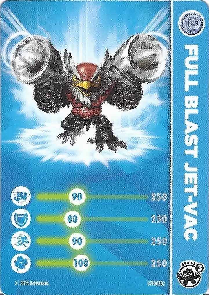 Skylanders Trap Team Cards - Full Blast Jet-Vac