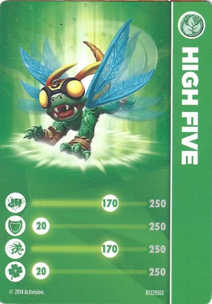 Skylanders Trap Team Cards - High Five