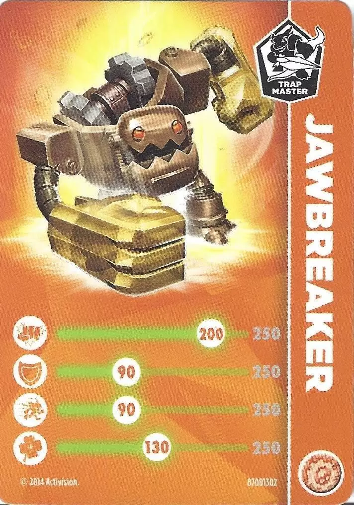 Skylanders Trap Team Cards - Jawbreaker