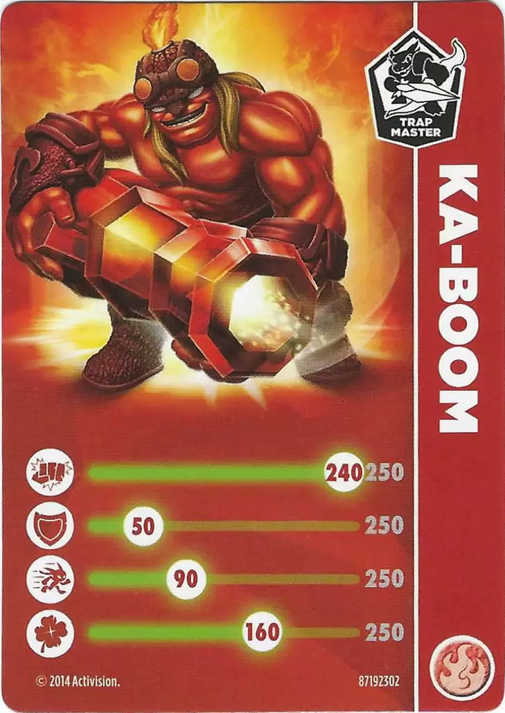 Skylanders Trap Team Cards - Ka-Boom